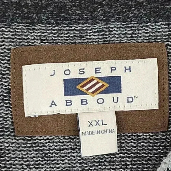 Joseph Abboud Wool Blend‎ V Neck Men's Sweater XXL - Picture 5 of 8
